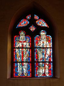 Ludgerusfenster in der Albersloher Kirche Ludgerusfenster in der Albersloher Kirche