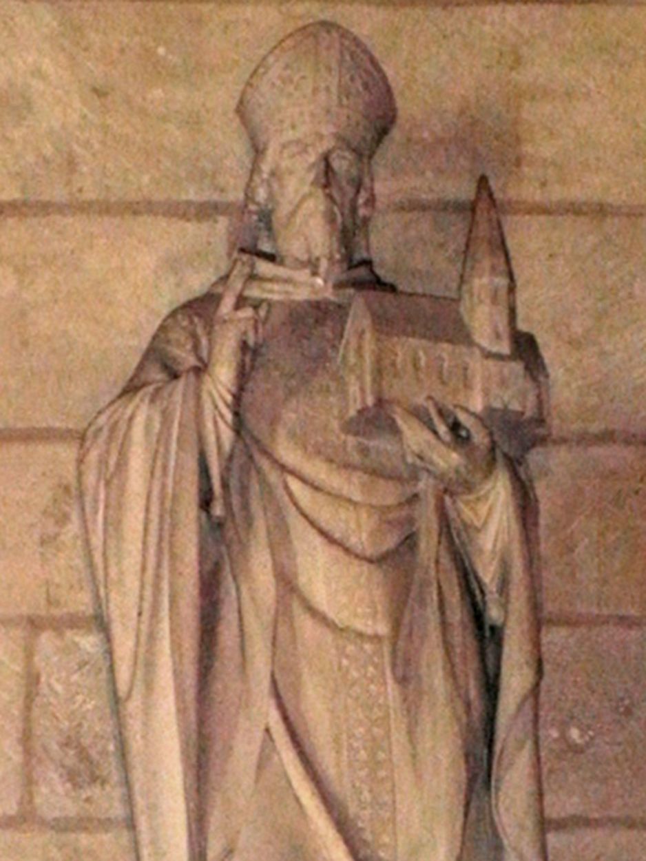 Statue des heiligen Ludgerus